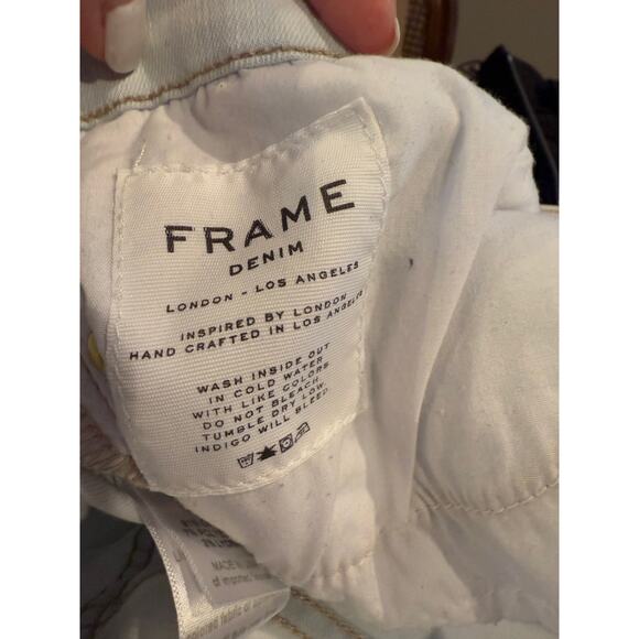 Frame Denim Le Skinny De Jeanne Patchwork Denim Jeans Light Wash 31 - Picture 8 of 8